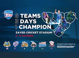 Abu Dhabi T20 Buy Tickets Now Ticketmaster