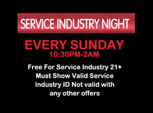 Service Industry Night Tickets