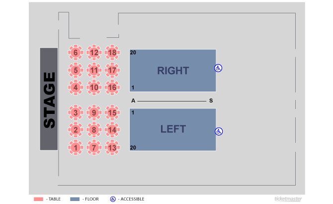 Gator Nationals Seating Chart