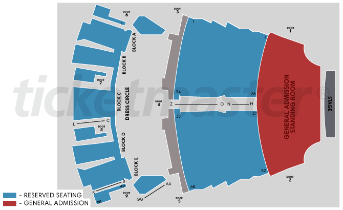 Crown Seating Chart