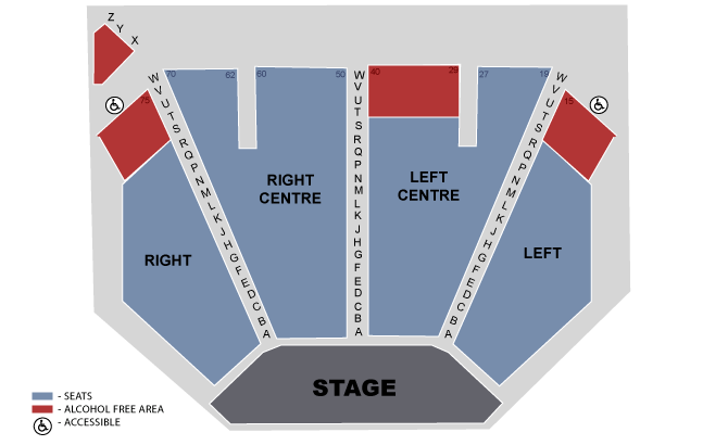 Molson Canadian Theatre Seating Chart