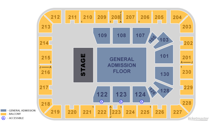 Cellular Center Asheville Seating Chart