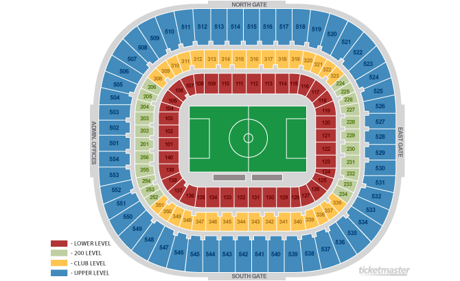Bank Of America Stadium Seating Chart View