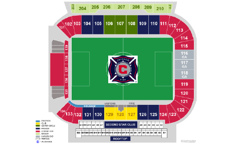 chicago fire toyota park seating chart #7