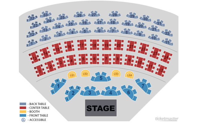 Mgm Northfield Concert Seating Chart