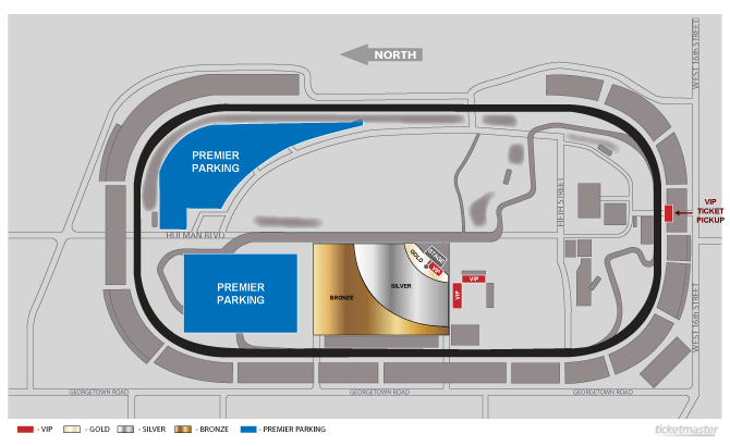 Indianapolis Motor Speedway Seating Chart Rolling Stones