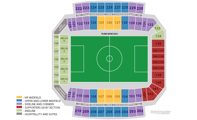 Columbus Crew Stadium Seating Chart