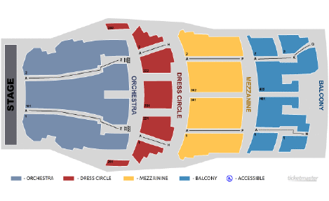Tickets Hamilton Chicago Il At Ticketmaster Seating Charts Reflect The General Layout For Venue At This Time Some Events And Specific Seat Locations May Vary Without Notice