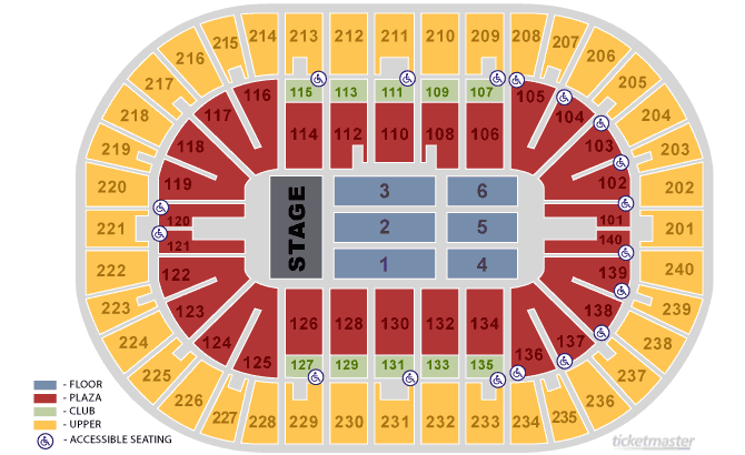 American Bank Center Arena Seating Chart