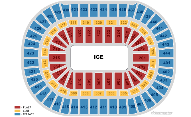 Honda Center Seating Chart View