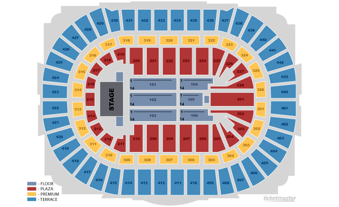Bts Wings Tour Anaheim Seating Chart