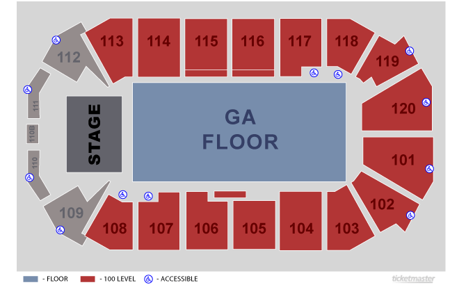 First Bank Center Broomfield Seating Chart