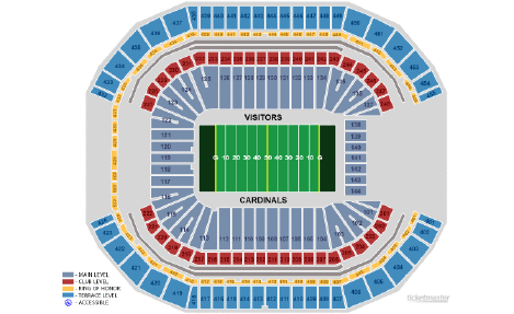 Phoenix Cardinals Stadium Seating Chart