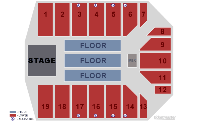 San Jose Event Center Seating Chart