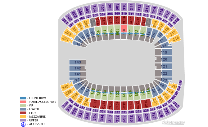 Gillette Stadium Seating Chart View