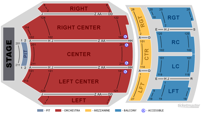 Kirby Sports Center Seating Chart