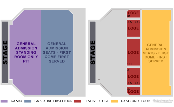 Tower Theater Seating Chart Pit