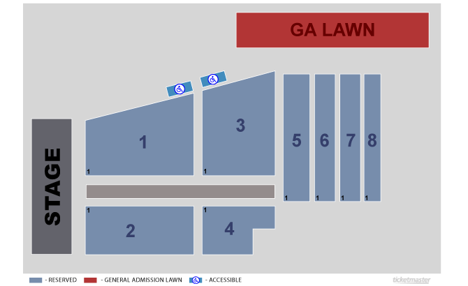 Woods Amphitheater Nashville Seating Chart