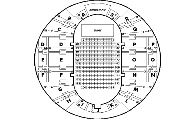 Garrett Coliseum Montgomery Alabama Seating Chart
