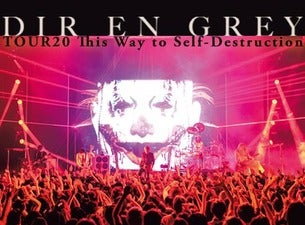 Dir En Grey Boletos Dir En Grey Boletos