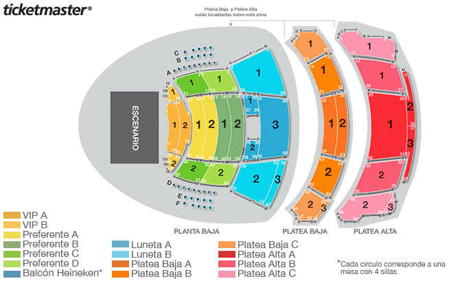 Mapa: Auditorio Pabellon M.