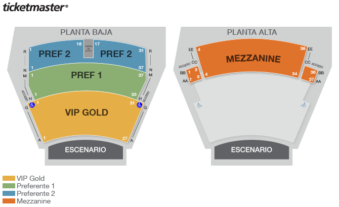 Mapa: Teatro del Parque Interlomas VIP