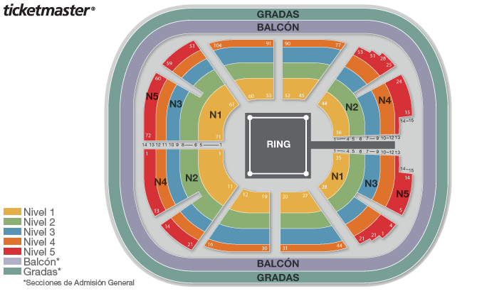 Mapa: Arena Coliseo I