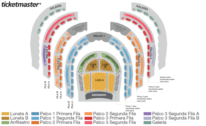 Mapa: Teatro Degollado LUN