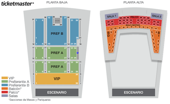 Mapa: El plaza condesa VIP