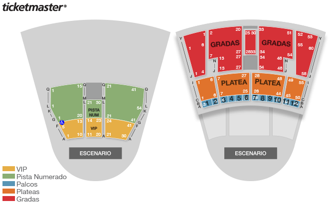 Mapa: VIP Pista Num