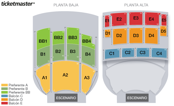 Mapa: Teatro Metropolitan A