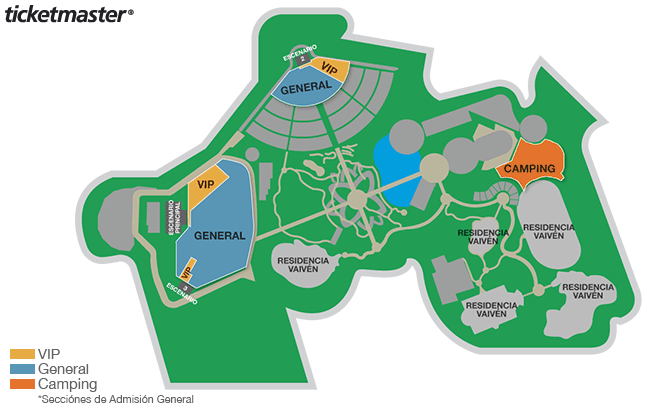 Mapa: Festival Vaiven