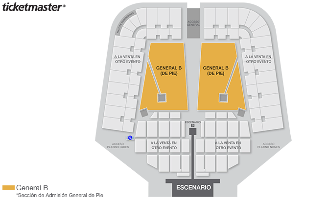 Mapa: Harry Styles General B
