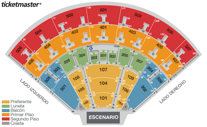 Mapa: Concierto Navideno Radio Centro