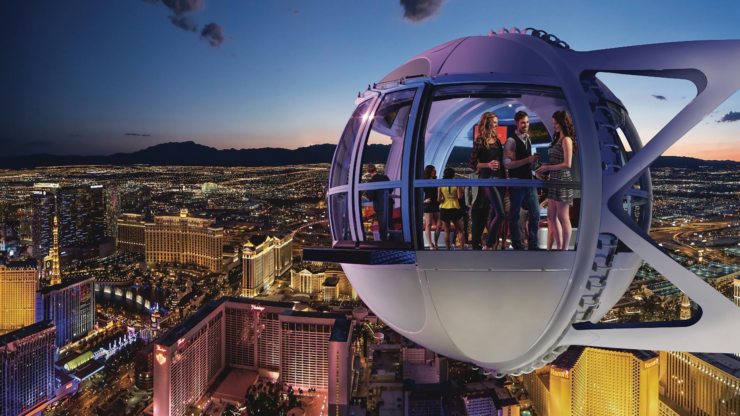 High Roller Wheel Private Cabins at High Roller Wheel at The LINQ Promenade – Las Vegas, NV