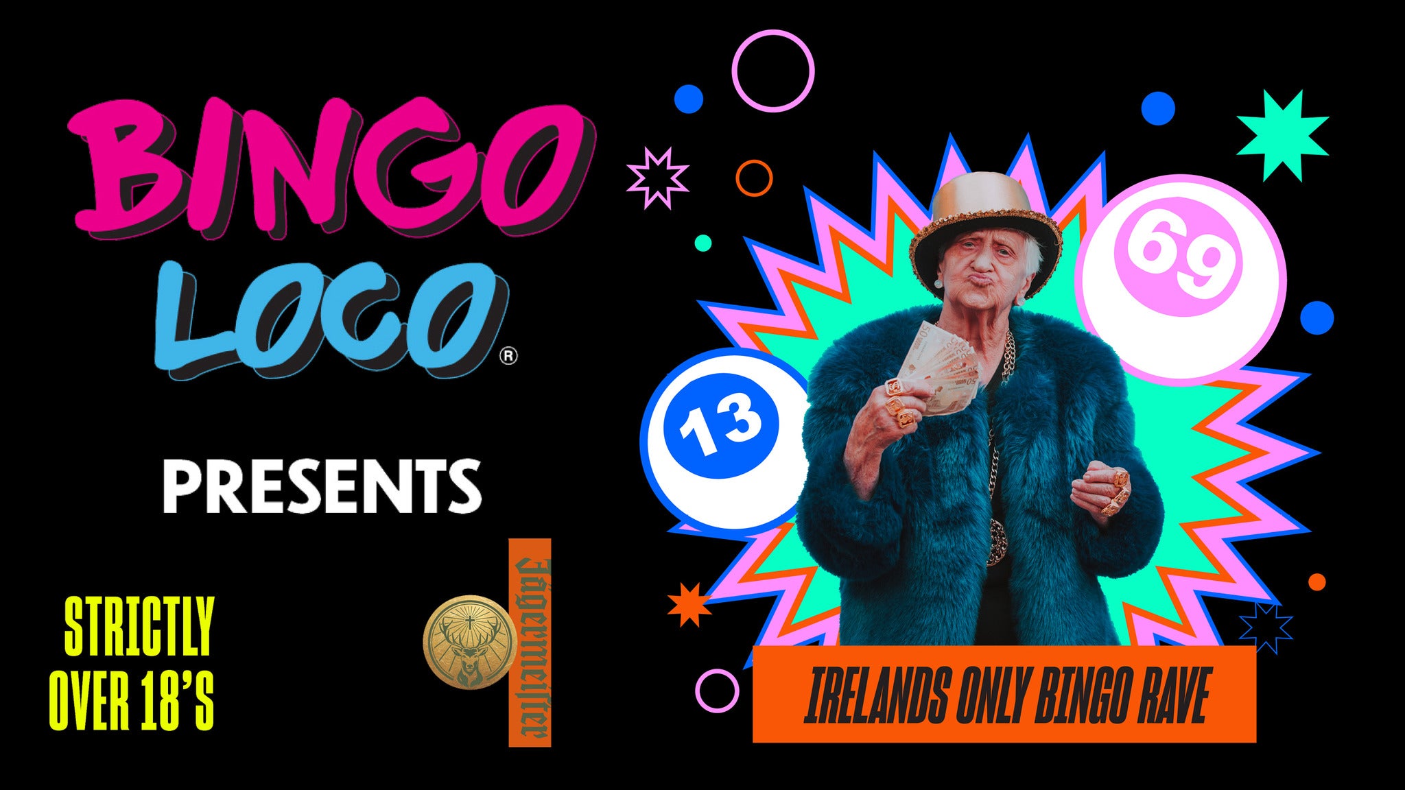 Bingo Loco: Crazy Bingo Rave! Event Title Pic