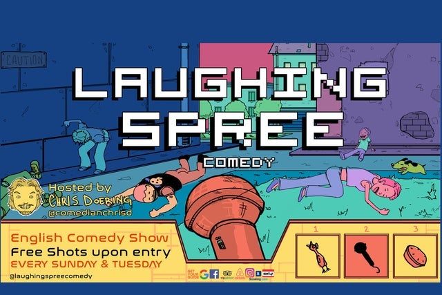 Laughing Spree Comedy Show - English comedy on a BOAT (+Free Shots)