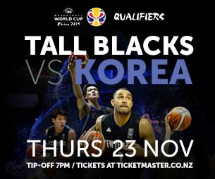 FIBA World Cup Qualifier - Tall Blacks v Australia - Event poster