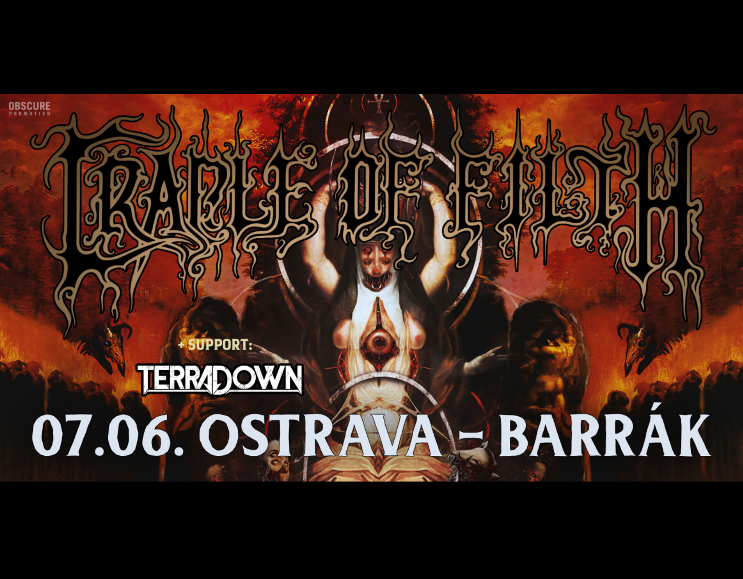 CRADLE OF FILTH, special guest 