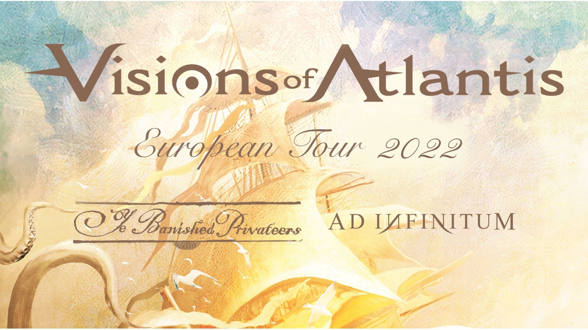 VISIONS OF ATLANTIS + YE BANISHED PRIVATEERS, AD INFINITUM- koncert Praha -Storm Club Praha 3 Tachovské nám. 290/5, Praha 3 13000