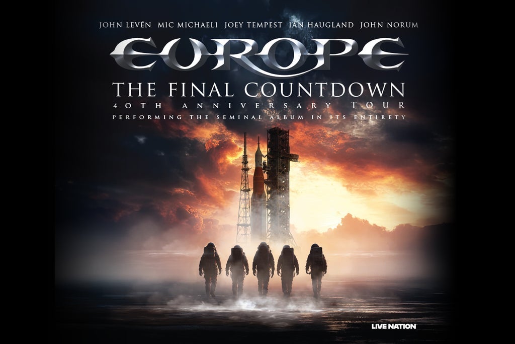 Plakat wydarzenia: EUROPE: The Final Countdown 40th Anniversary Tour