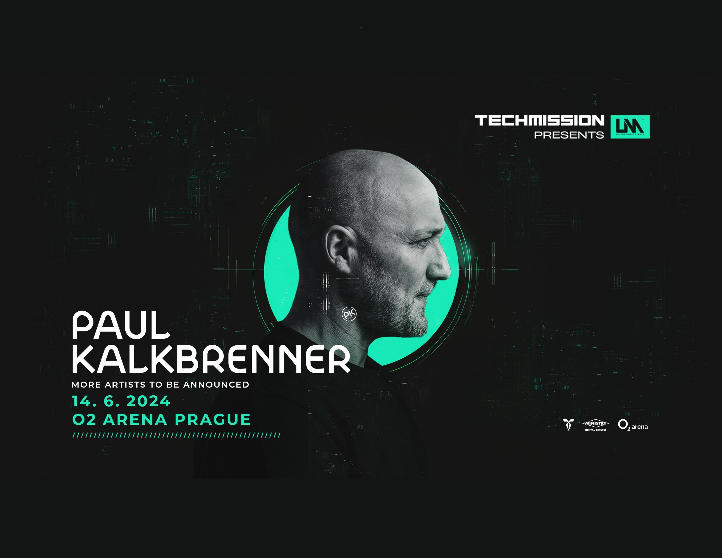 Techmission - Paul Kalkbrenner- Praha O2 arena -O2 arena Praha 9 Českomoravská 2345/17a, Praha 9 19000