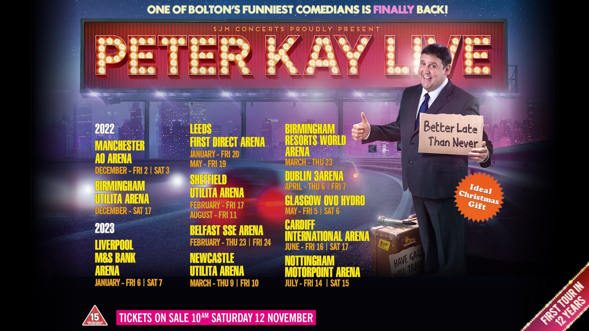 Peter Kay Live Event Title Pic