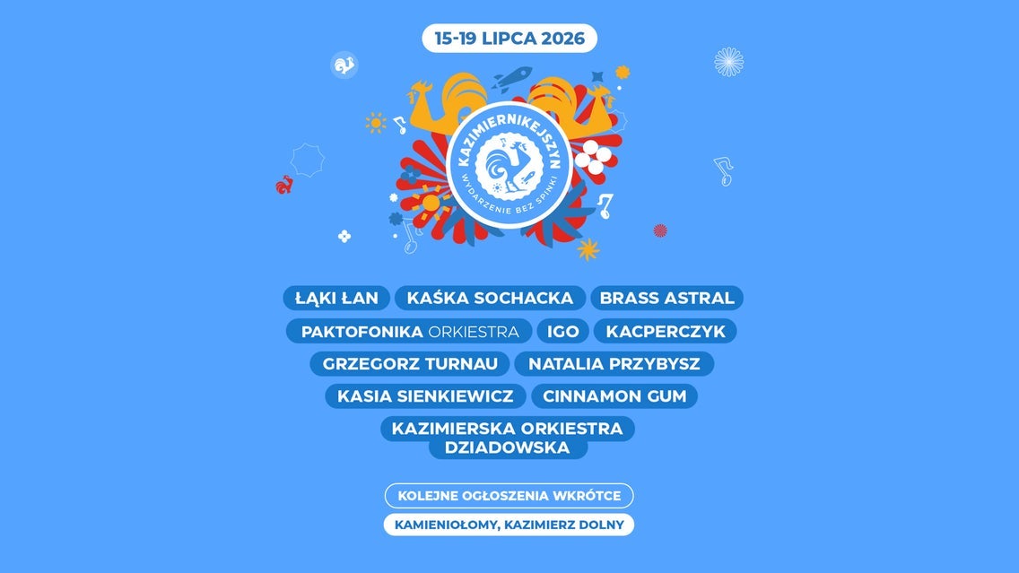 Kazimiernikejszyn 2026, XIII edycja (15-18.07.2026)