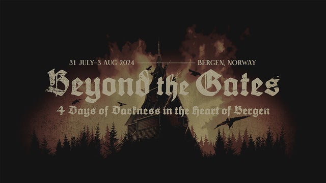 Beyond the Gates 2024 – Day ticket Wednesday på Beyond The Gates, USF Verftet, Bergen 31/07/2024