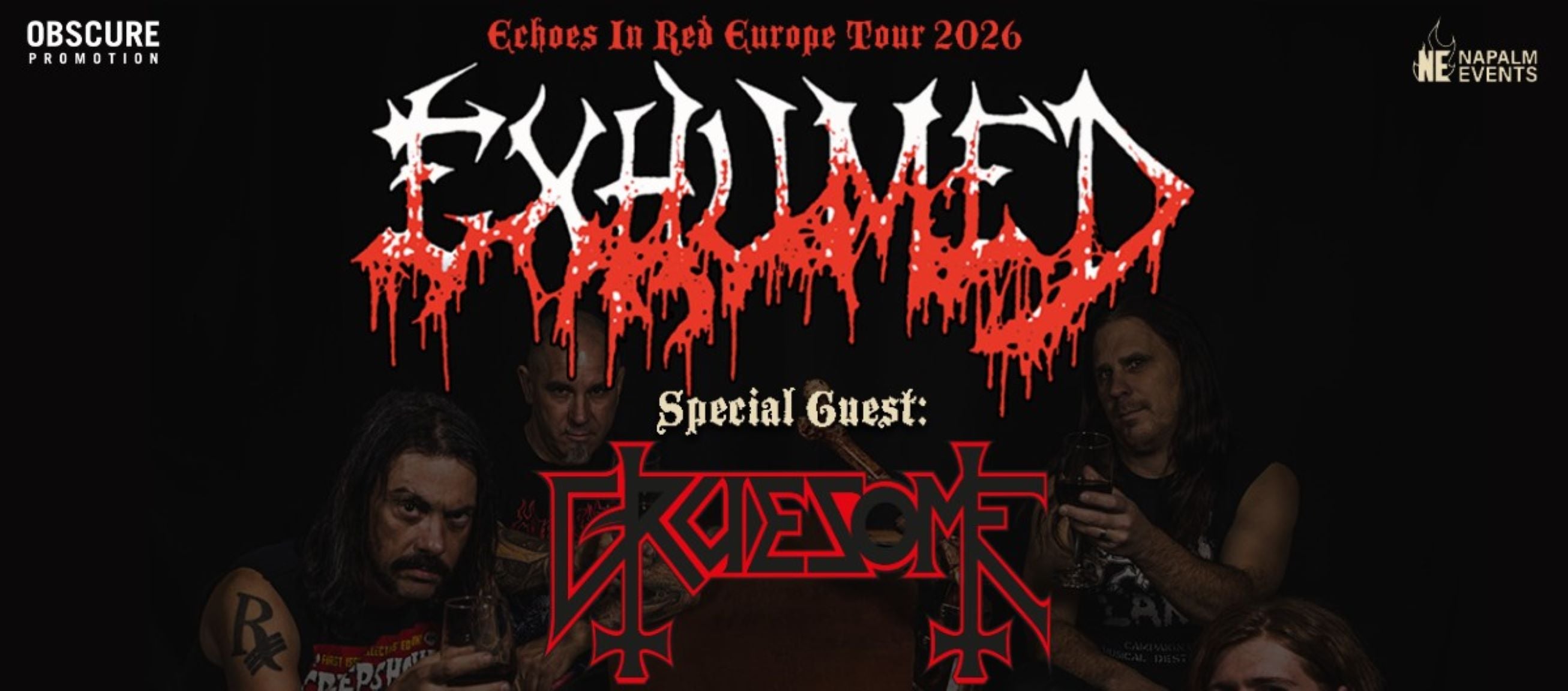 EXHUMED, GRUESOME – 2026-04-18