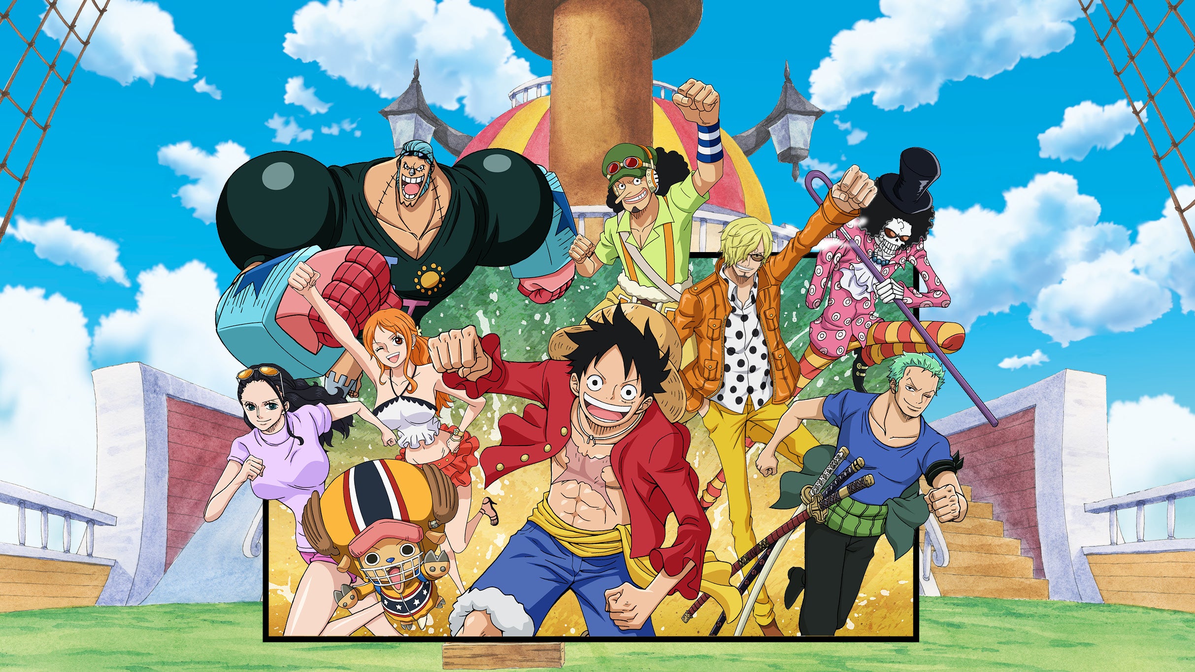 Des 1. Toei animation. One piece op 15 we go. One piece op 15 we go Lyrics.