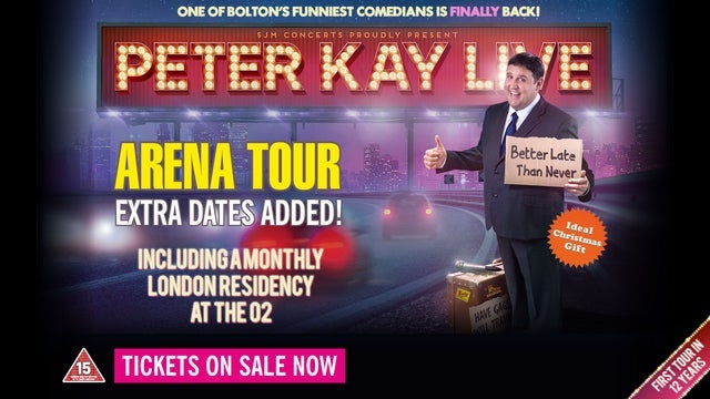 Peter Kay Live in Utilita Arena Sheffield 23/02/2024