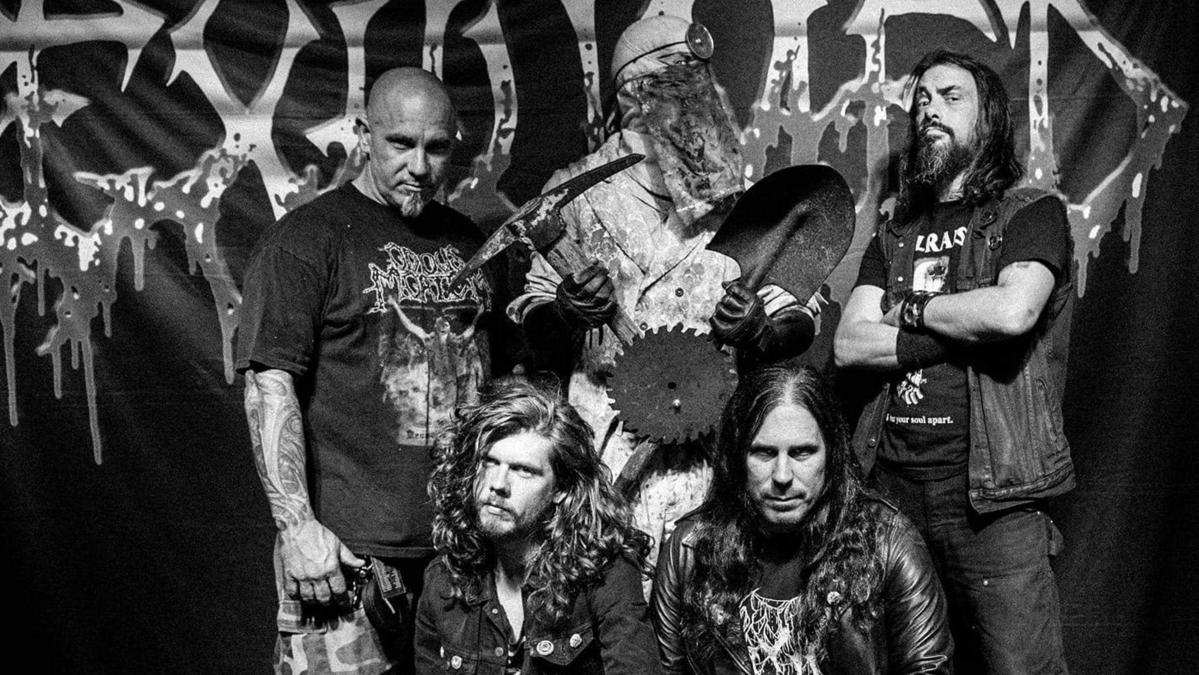 Exhumed, Skeletal Remains, Morbikon, Bonginator at Sonia