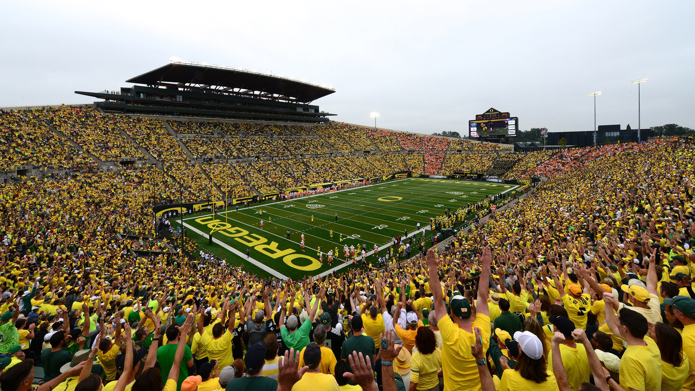 Oregon Football Mini Plan at Autzen Stadium